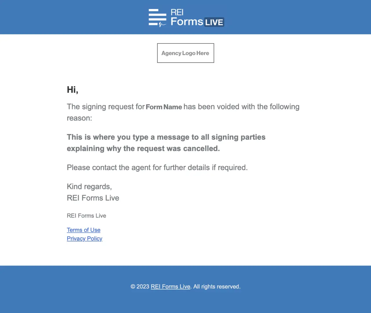 Forms Live Sign setup