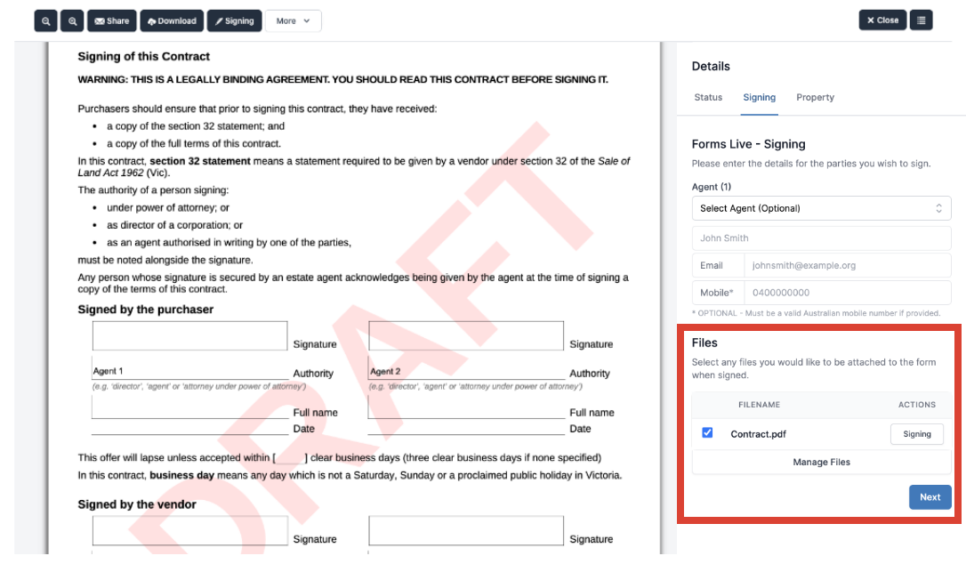 Check that the PDF Attachment file is ticked