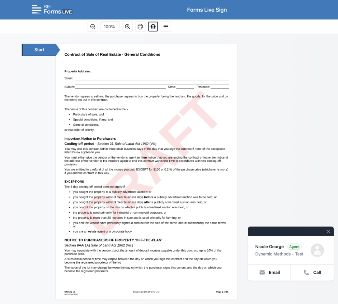 Enter the name and email address of signers