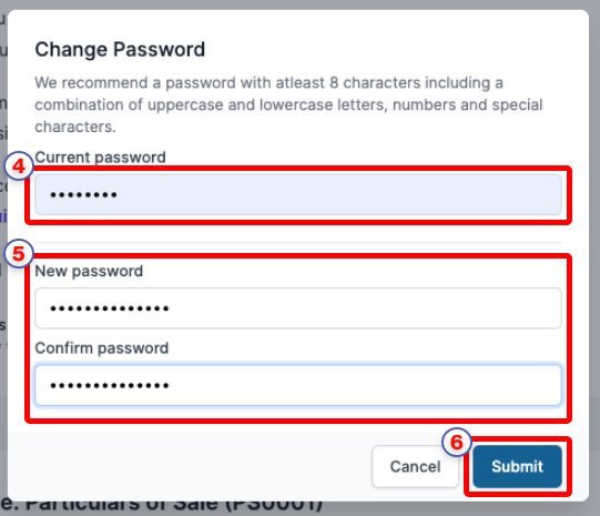 Changing Password logo