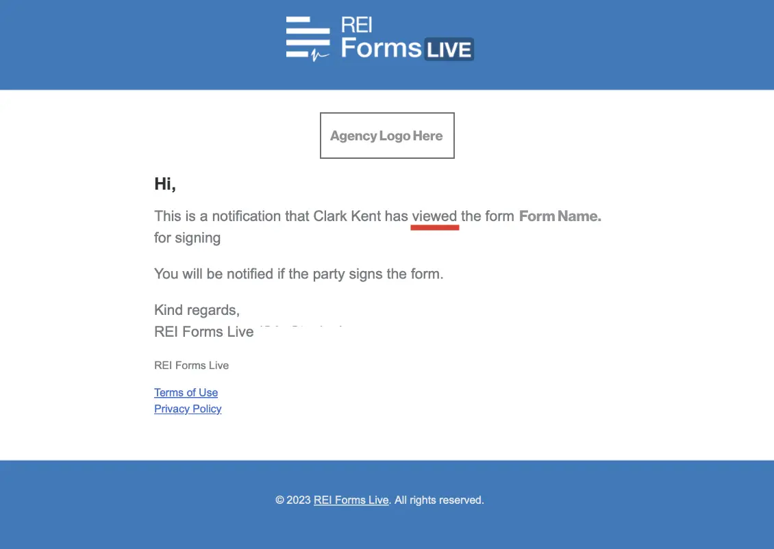 Forms Live Sign setup