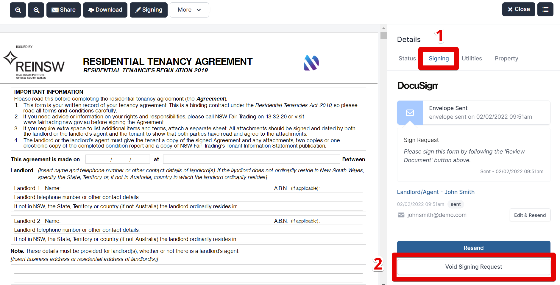 Electronic Signature logo